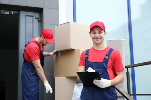 Local movers assisting with a residential move in Sutton