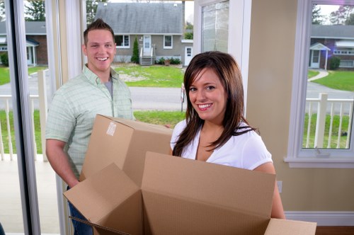 Packing and loading items for a Sutton move