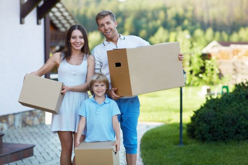 Local house move transport in Sutton suburb streets