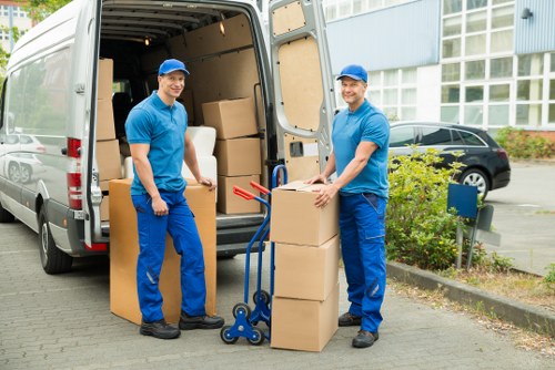 Professional movers planning a relocation in Sutton