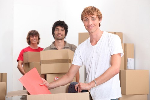 Moving team planning access and parking for a Sutton property